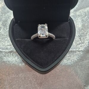 Casablanca Collection - Stunning 4.4 CT Radiant Cut Moissanite Ring